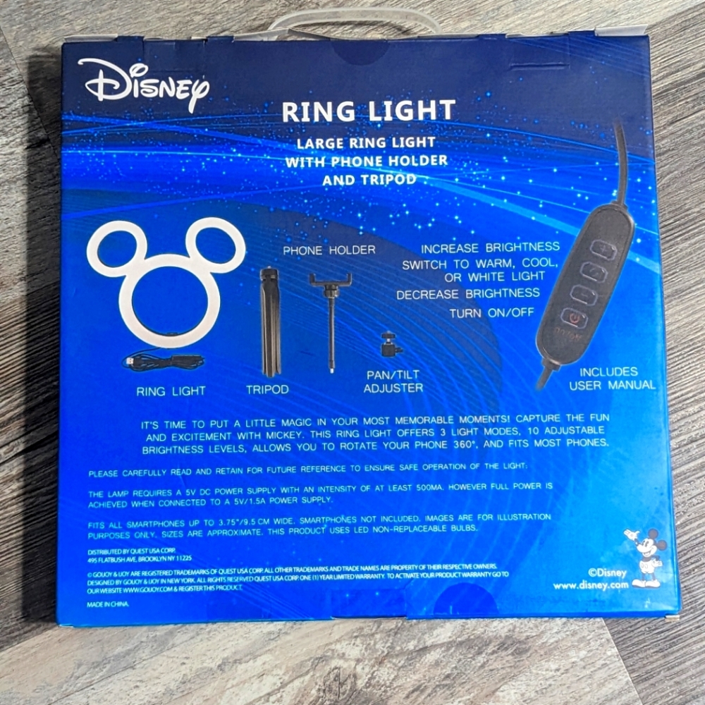 Disney Selfie Ring Light- Small